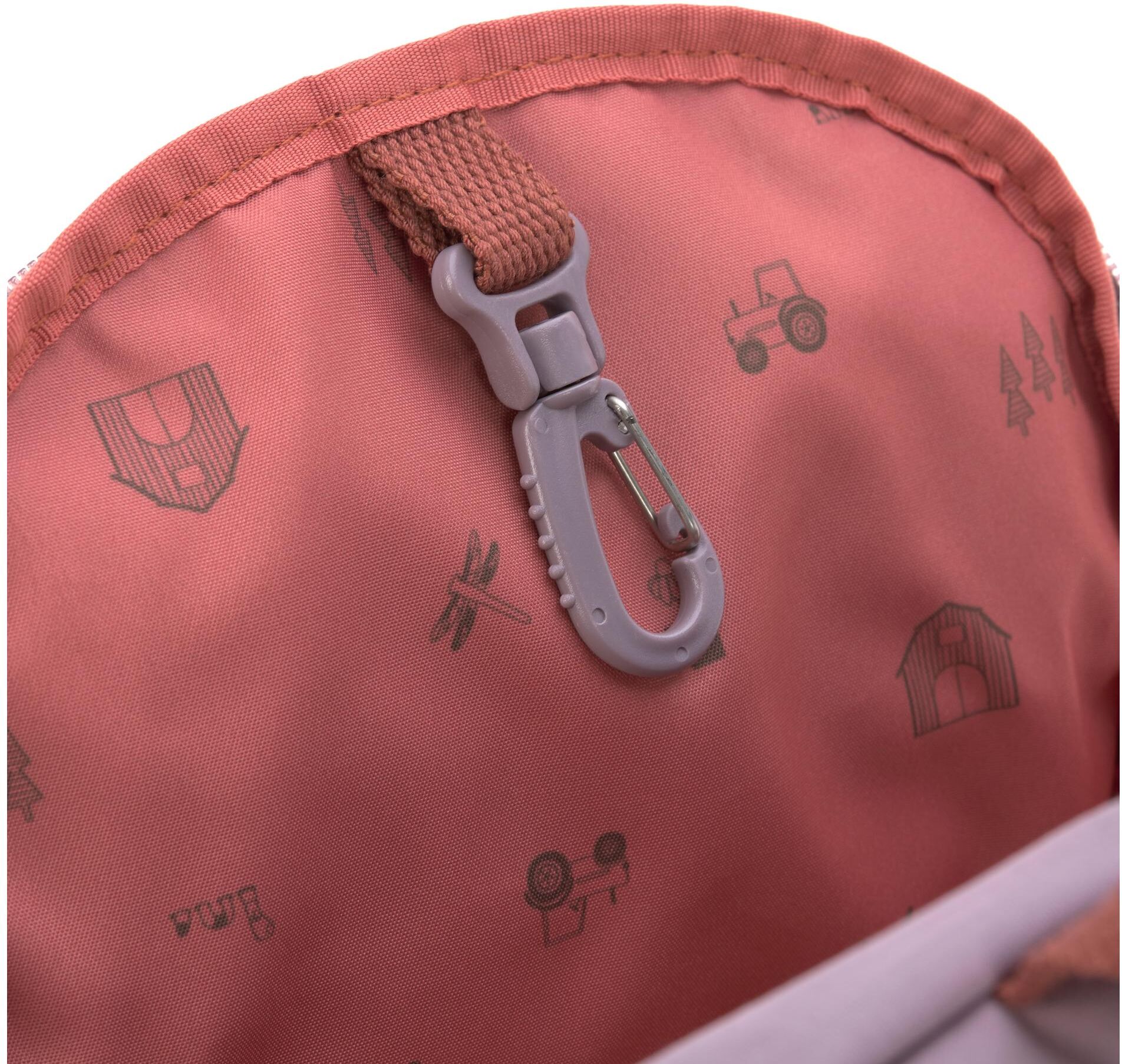 Rucksack LÄSSIG "Mini Backpack Adven", Damen, lila (violett), Rucksäcke Rucksack violett Einheitsgröße