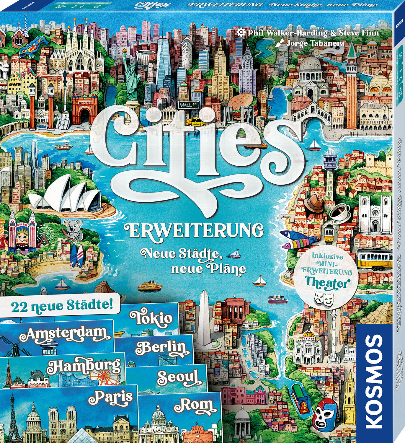 Spiel KOSMOS "Cities Erweiterung Neue Städte, neue Pläne", bunt, Spiele, Kinder, Spiel