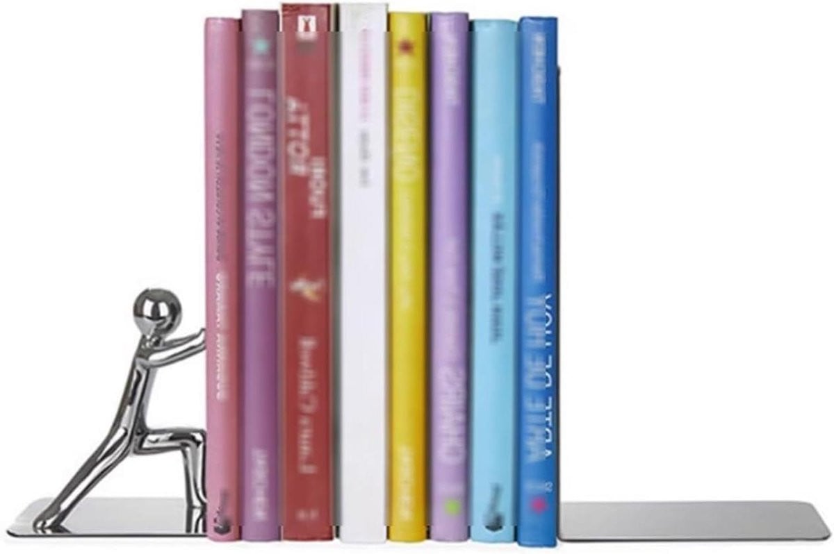 Boekensteunen Kung Fu Man Design - 1 Paar - Zwart