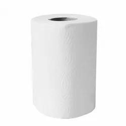VEPATIM 12x Putztuchrolle perforiert 100% Zellstoff 2-lagig O 13,5 x 19cm x 50m weiß