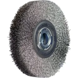 PFERD TOOLS POS Rundbürste breit ungezopft RBU Stahl-Draht Schleifbock - 43701265