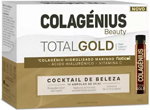 Colagenius Dito pelo ChatGPT:  Colagénius Beauty Total Gold 14 x 25 ml