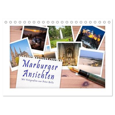 Marburger Ansichten (Tischkalender 2027 DIN A5 quer), CALVENDO Monatskalender