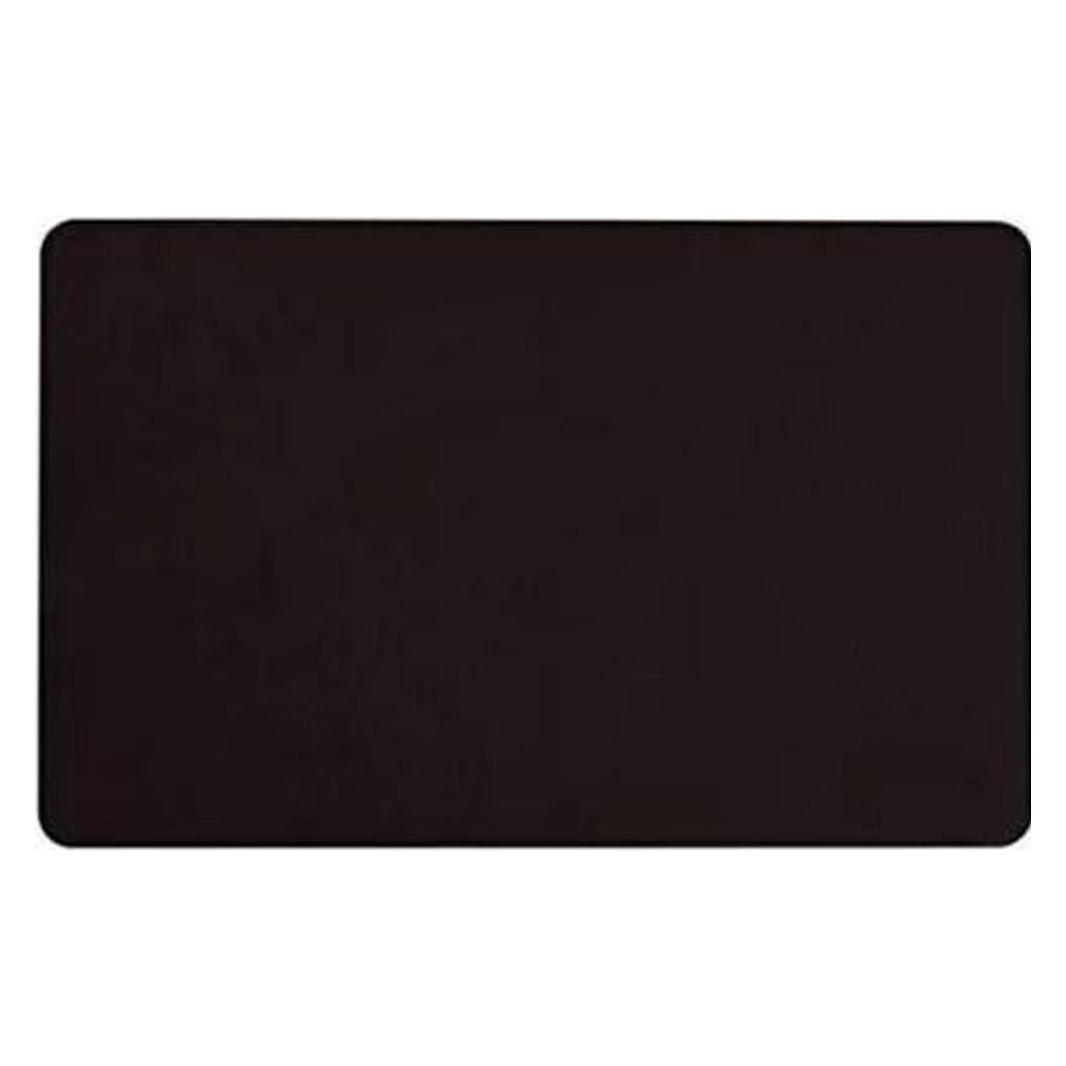 Karte Lebensmittelechtes Pvc 30 Mil Schwarz/Schwarz Glänzend (500 Box) (800050-157)