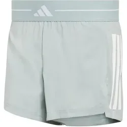 ADIDAS Damen Shorts Hyperglam 3-Streifen Woven, Größe L in Silber Silber
