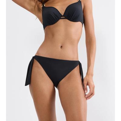 Bikini-Hose TRIUMPH "Summer Twist Tai 01", Damen, Gr. 46, N-Gr, schwarz, Microfaser, Obermaterial: 77% Polyamid, 23% Elasthan, Badehosen Bikini-Hose, Eleganz und Komfort