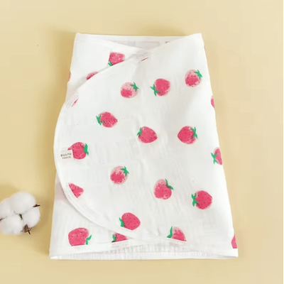 CalmNest Anti Startle Baby Swaddle Wrap Cotton Muslin Blanket d 35x80cm