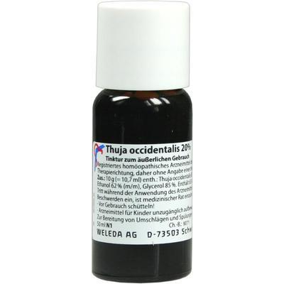 WELEDA AG THUJA OCCIDENTALIS 20% äußerlich Tinktur 50 ml 01615117