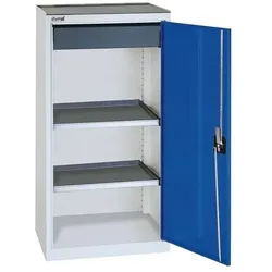 Stumpf & Kossendey, Werkstattschrank, Stumpf Werkzeugschrank 1 SL 2WA 1000x500x500 mm grau/blau (50 cm, 100 cm)
