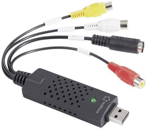Renkforce RF-VC-120 Video Grabber inkl. Video-Bearbeitungssoftware, Plug und Play