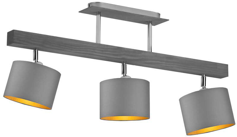 Canora Grey Fionn 3 - Light Kitchen Island Pendant Grey/Grey 40cm H X 75cm W X 75cm D
