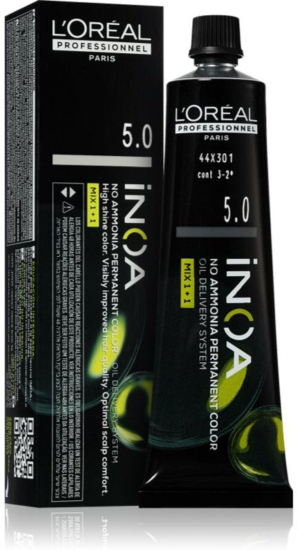 L’Oréal Professionnel Inoa Permanent-Haarfarbe ohne Ammoniak Farbton 5.0 60 ml