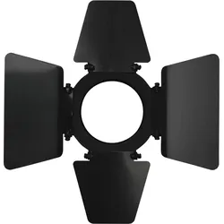 Showtec Barndoor for Parcan 16 Schwarzes vierflügeliges Aluminium-Flügeltor