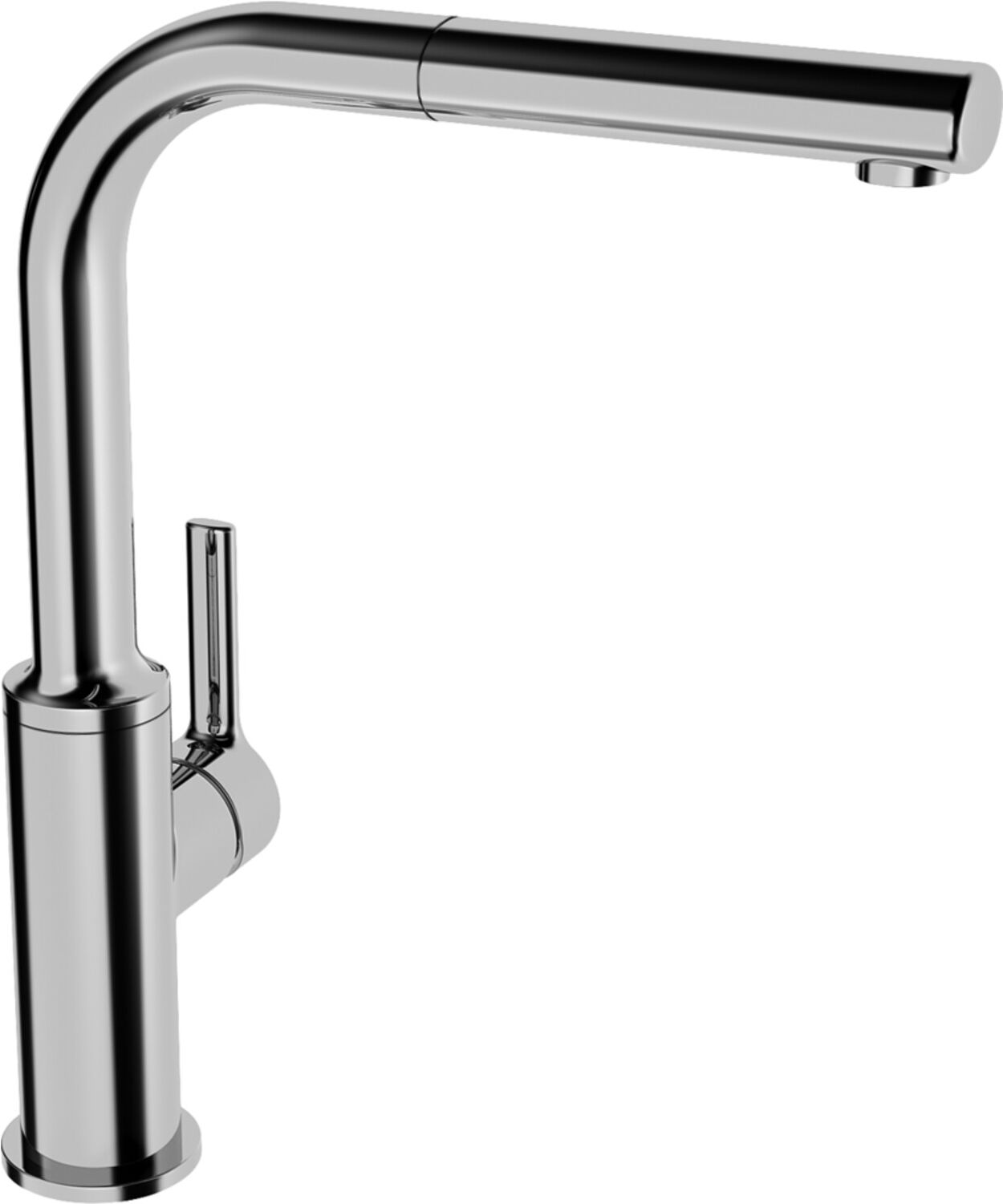 Spültisch-Einhebelmischer HANSARONDA Ausziehbr., schwenkb., Ausl. 217mm, chr (54912273)
