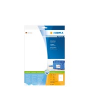 HERMA Premium Permanent selbstklebende matte laminierte Papieretiketten weiß A4 210 x 297 mm 10 Etiketten (8637)
