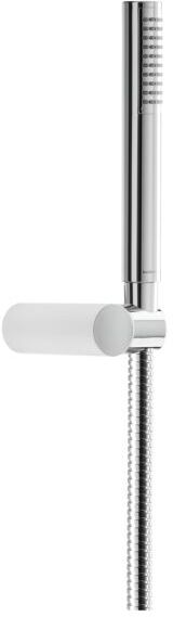 Herzbach Living Spa Wannenset 11.620221.1.01 mit Konushalter round, Brauseschlauch 1.250mm, chrom