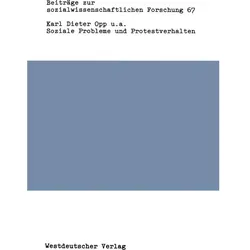 Soziale Probleme und Protestverhalten, Fachbücher