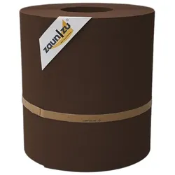 zaun zu® Sichtschutzstreifen Premium Maxi für Doppelstabmatten 24cm hoch Braun 26m