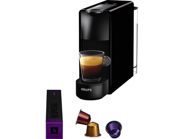 NESPRESSO Kapselmaschine XN1108 Essenza Mini von Krups, Pumpendruck: 19 Bar, inkl. Willkommenspaket mit 7 Kapseln