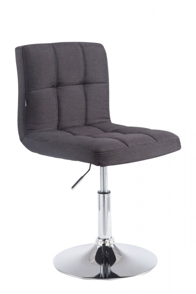 CLP Palma Lounger V2 stoffen loungestoel, in hoogte verstelbaar en draaibaar, zwart