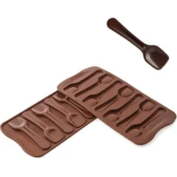 Scg28 Choco Spoon Form für Schoko-Pralinen Silikon