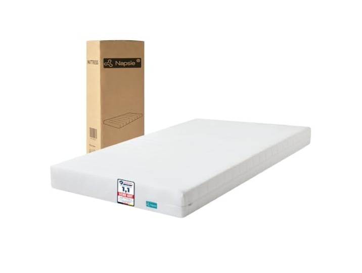 NAPSIE 7‑Zonen Kaltschaummatratze 180x200 cm (H4) mit waschbarem Bezug 7-Zonen Hochwertige Matratze aus Kaltschaum, Beidseitig nutzbar, OEKO‑TEX® 100 zertifiziert,12 cm Höhe