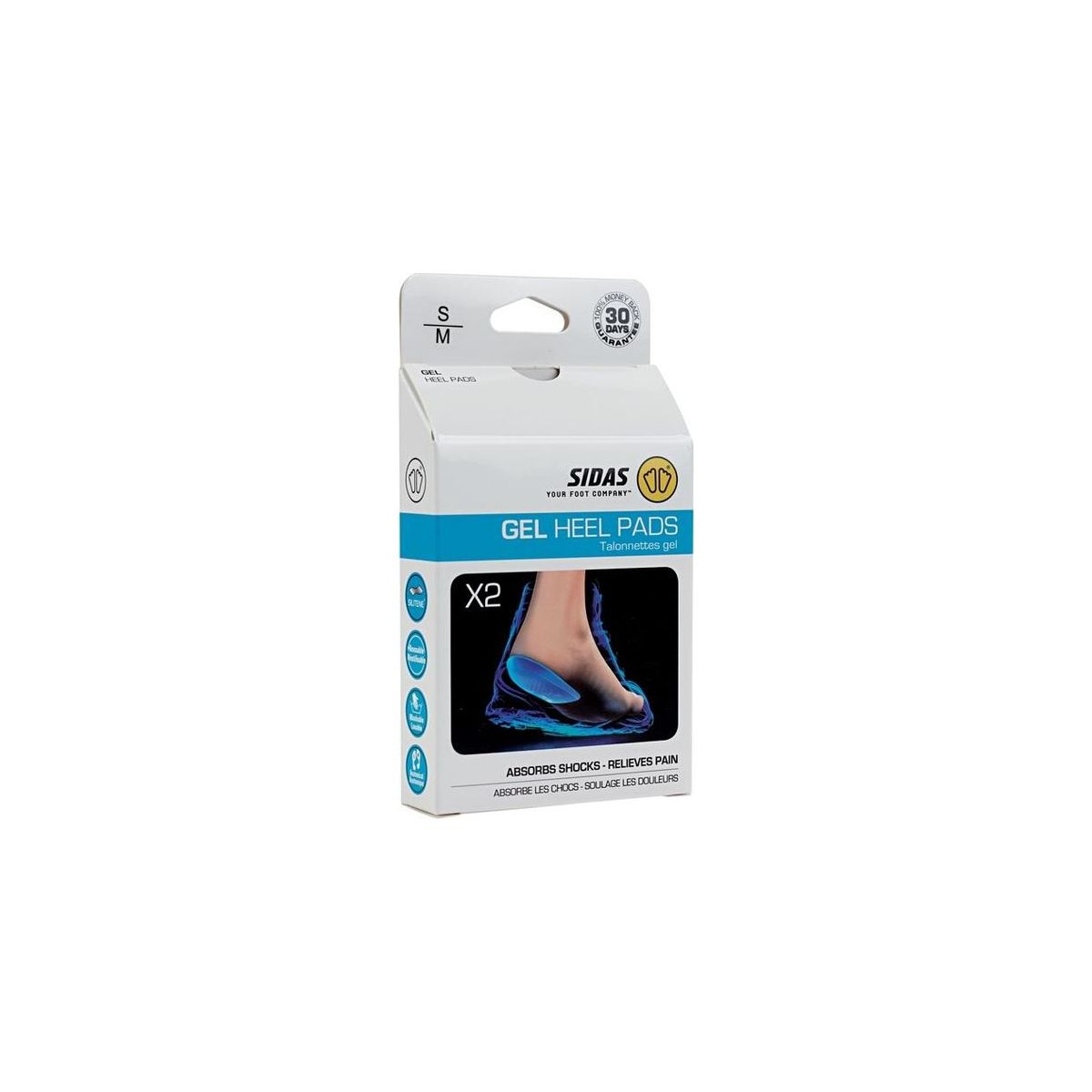Sidas GEL Heelpad blau (025) S/M 313333000-025-S/M