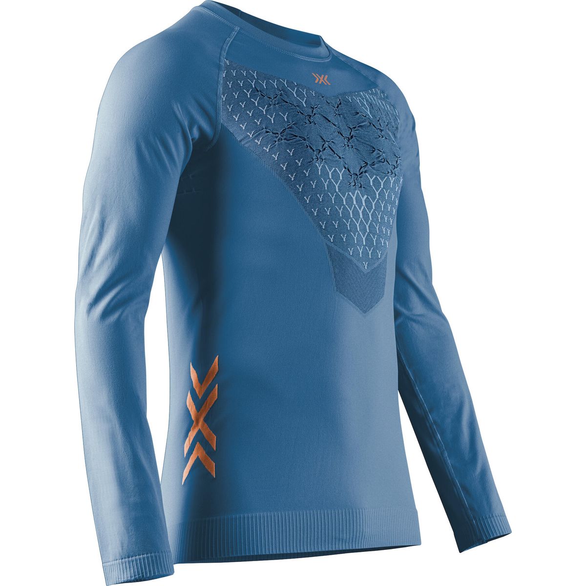 X-Bionic X-bionic Twyce Run Shirt LS Men mineral blue/orange (A014) XXL TW-RTA1S24M-A014-XXL