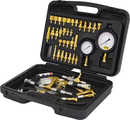 KS Tools 150.2325 Master Kraftstoff-Einspritzsystem-Druckprüfgerät-Satz für Ottomotoren, 42-tlg