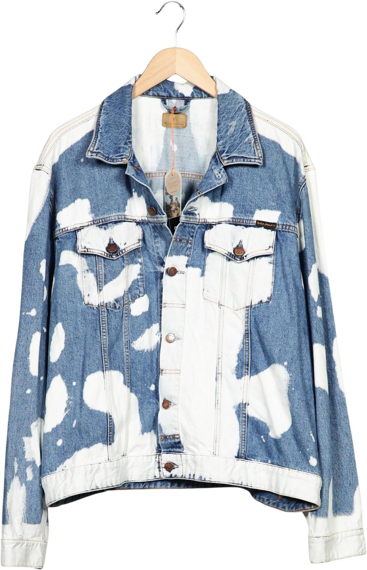 Nudie Jeans Herren Jacke, Mehrfarbig, Gr. Xxl, Baumwolle - Second Hand