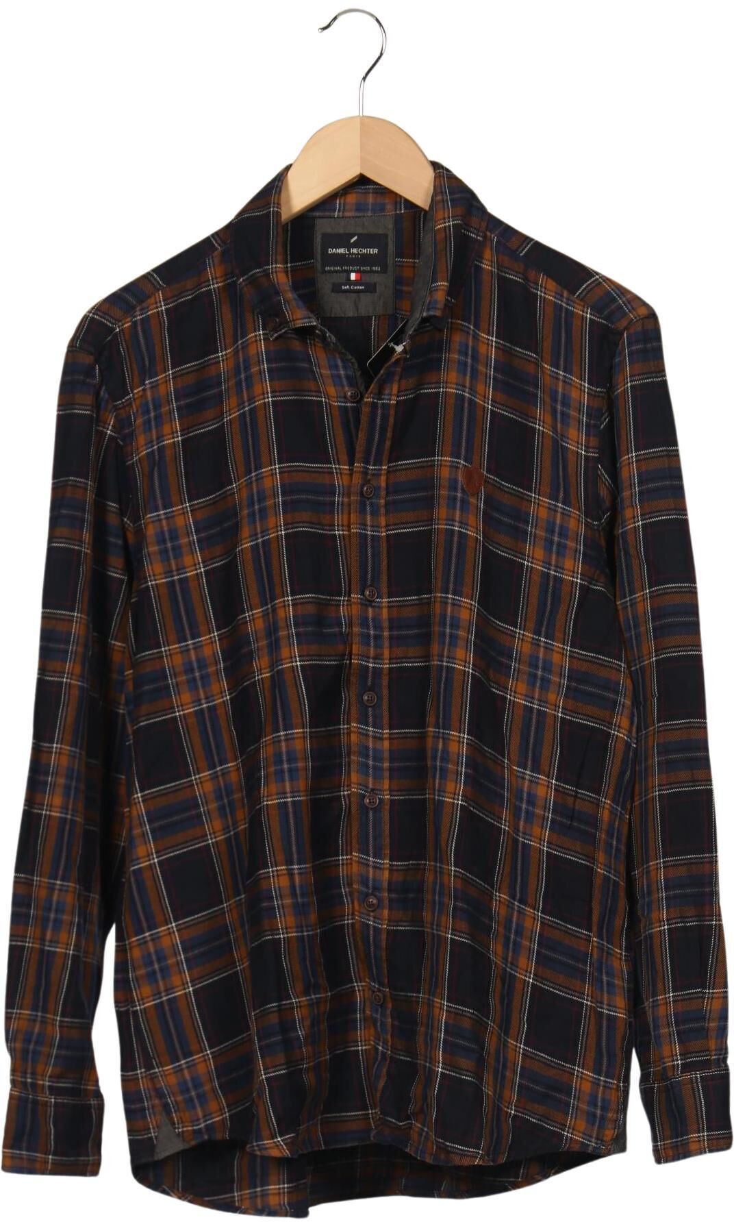 Daniel Hechter Herren Hemd, Mehrfarbig, Gr. XL, Baumwolle - Second Hand
