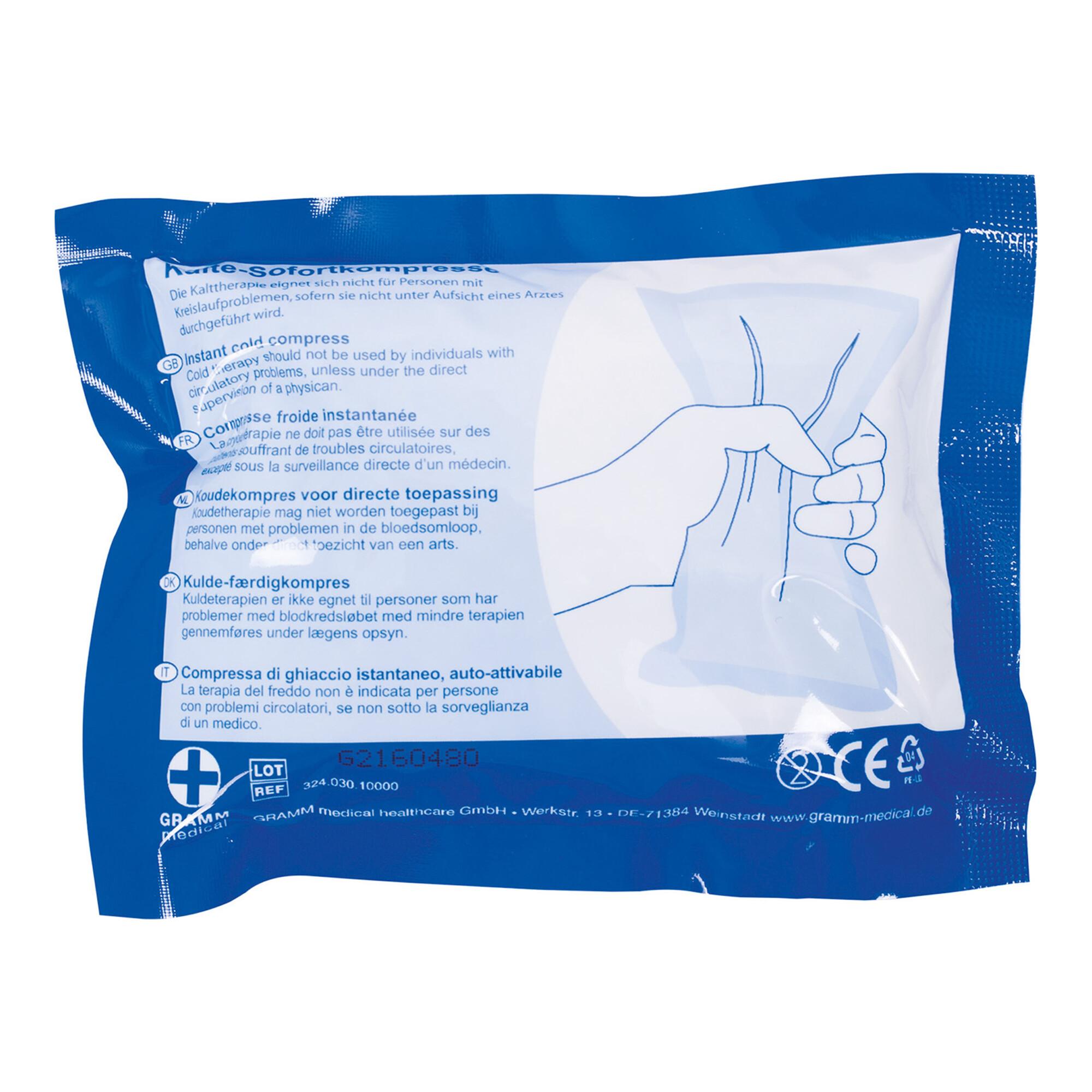 Gramm Medical Kälte-Sofortkompresse, selbstaktivierbar, 130 x 100 mm (324.030.10000)