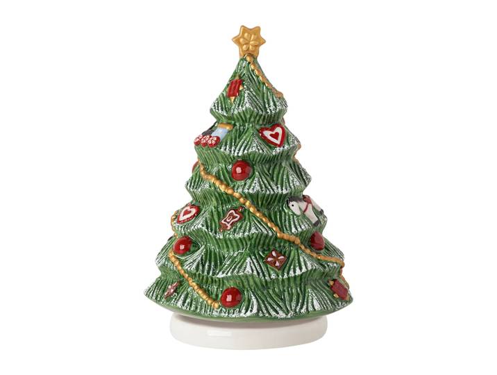Villeroy & Boch Boîte à musique sapin de Noël Nostalgic Melody Vert