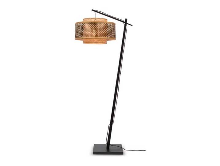 Lampadaire bambou noir H176cm