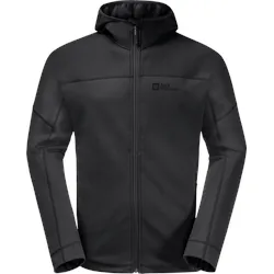 Jack Wolfskin Herren Hirschberg Hooded Fz - XL - black