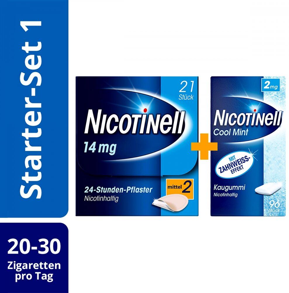 Nicotinell Starter Set 1: 20-30 Zigaretten täglich
