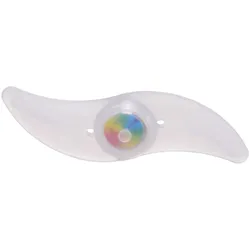 Velo Speichenlicht Silikon mit Farbwechsel in 4 Farben - Einfache werkzeuglose Montage, CR2032 Batterie inkl. - 128x40x24mm für verbesserte Fahrrad-Sicherheit