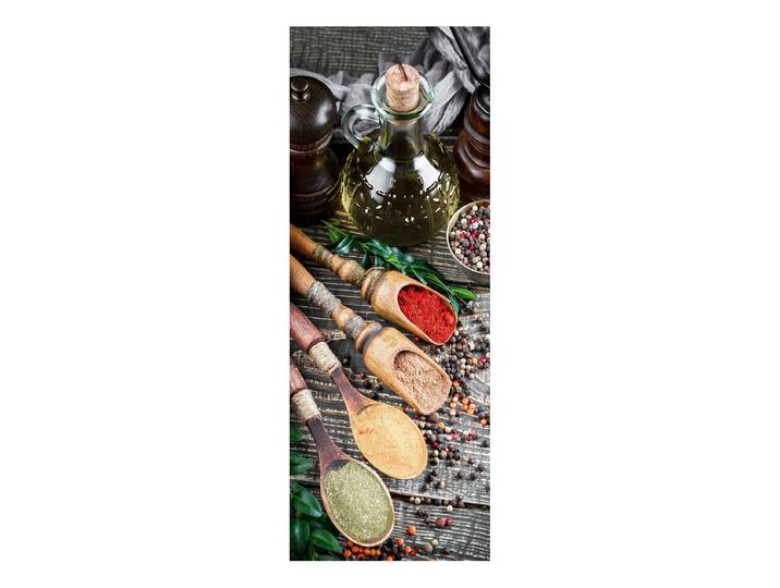 Glasbild Cook me Typ E Floatglas Braun/Grau/Beige 80 x 30 x 1cm