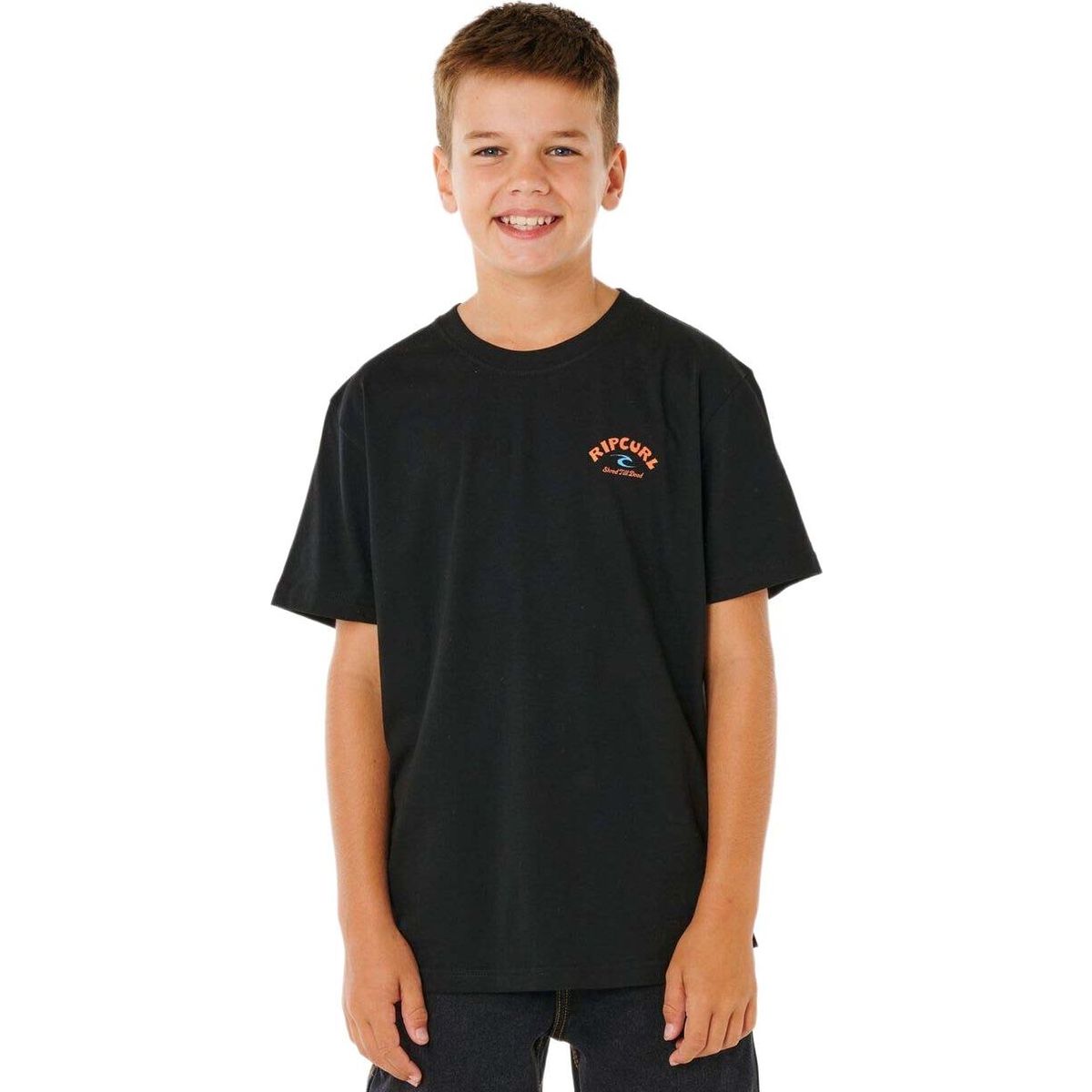 RipCurl Shred TIL Tee-boy black (0090) 14 142BTE-0090-14