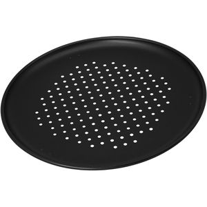Zenker Pizzablech Special Countries, antihaftbeschichtet, rund, gelocht, aus Stahl, hitzebeständig bis 230°C, Ø 32 cm
