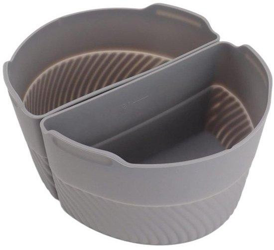 WAN Silicone Deksel voor Kookpan Accessoires - Grijs - 6 Liter