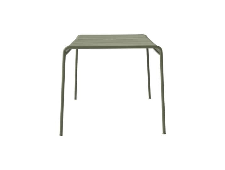 Hay - Table carrée Palissade - Vert - Acier laqué époxy - Designer Ronan & Erwan Bouroullec