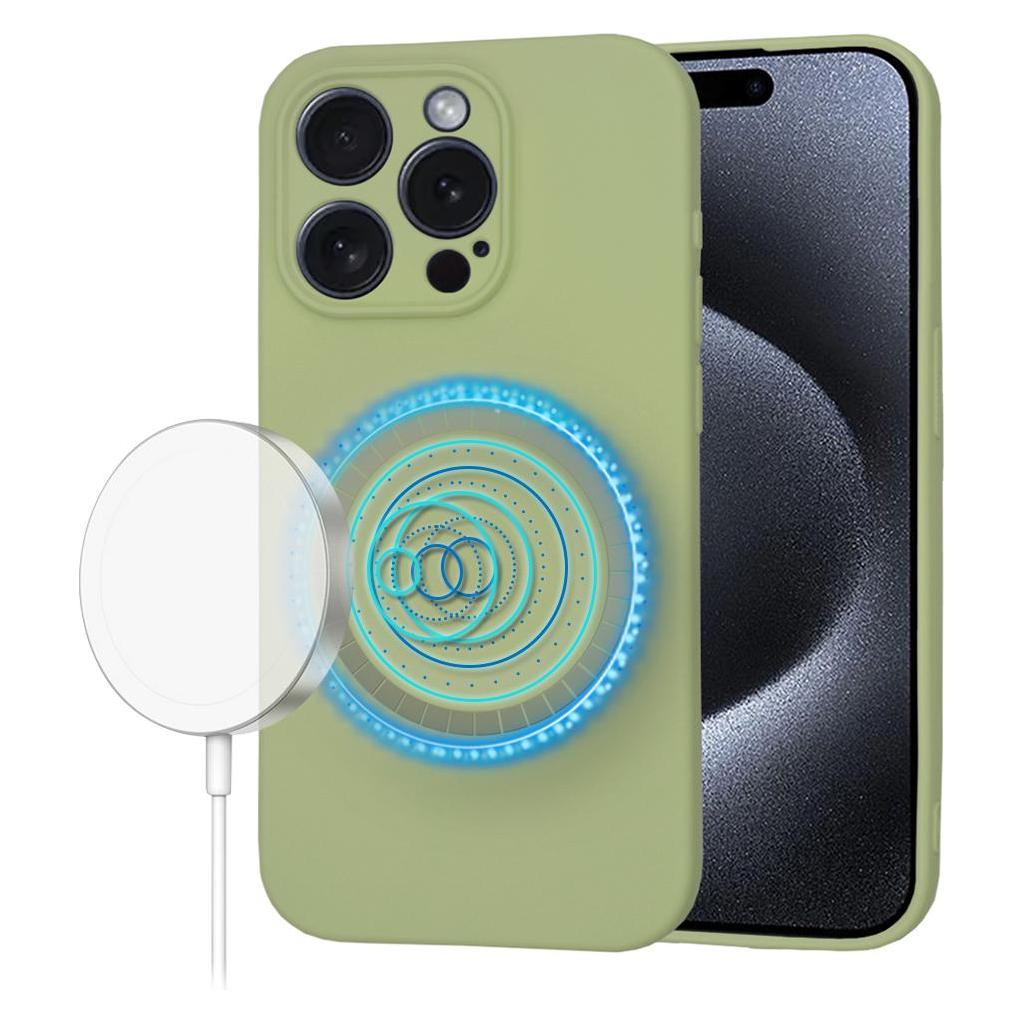 Techsuit - SoftFlex MagSafe - iPhone 15 Pro - Matcha (Apple iPhone 15 Pro) (56359122)