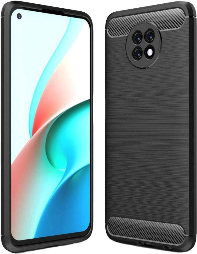 Tech-Protect Xiaomi Redmi Note 9T Brushed Carbon Fibre Cover - Sort