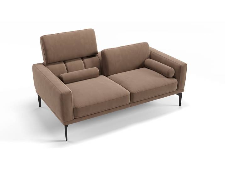 Hochwertige Stoffcouch SALERNO 2-Sitzer Sofa