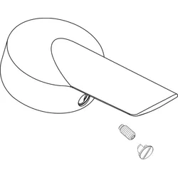 Ideal Standard Griffhebel CERAPLUS, Logo/ISI, Chrom B960685AA