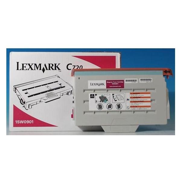 Lexmark Magenta - Original - Tonerpatrone - für C720 (M) (15W0901)