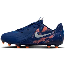 Nike Jr. Phantom GX 2 Academy "Erling Haaland" - MG Jugend-Fußballschuh - Blue Void/Chrome - 38.5