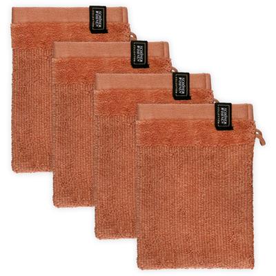 Waschhandschuh "Sense", braun (rost), B:16cm L:21cm, Frottee, SCHÖNER WOHNEN-KOLLEKTION, Handtücher, mit Velourborte, hautschmeichelnde Airtouch Qualität, super weich