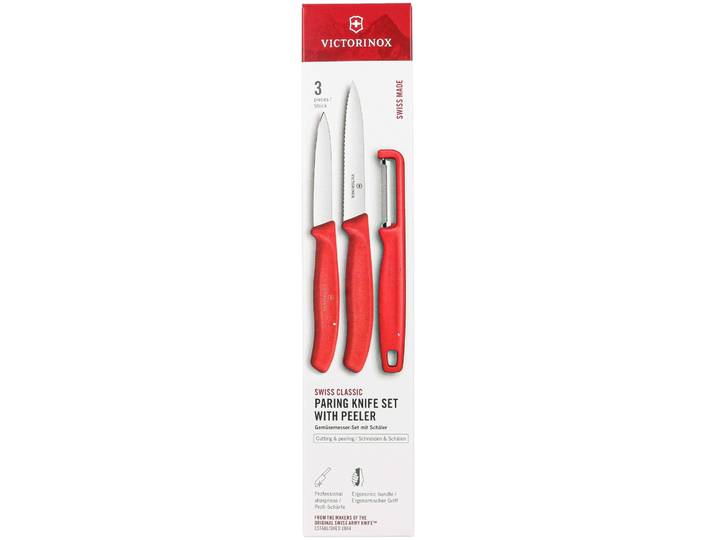 Victorinox Rüstmesser-Set rot 3-teilig